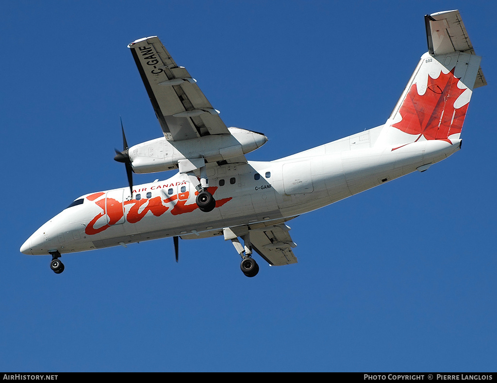Aircraft Photo of C-GANF | De Havilland Canada DHC-8-102 Dash 8 | Air Canada Jazz | AirHistory.net #243957
