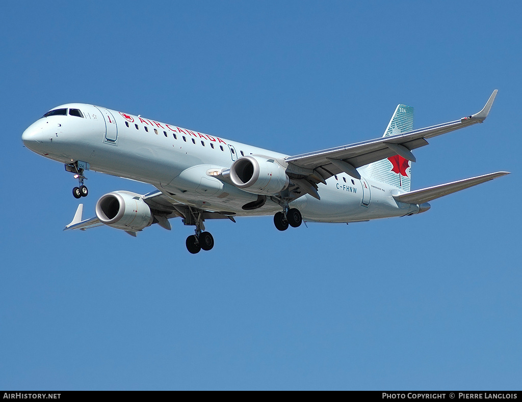 Aircraft Photo of C-FHNW | Embraer 190AR (ERJ-190-100IGW) | Air Canada | AirHistory.net #243964