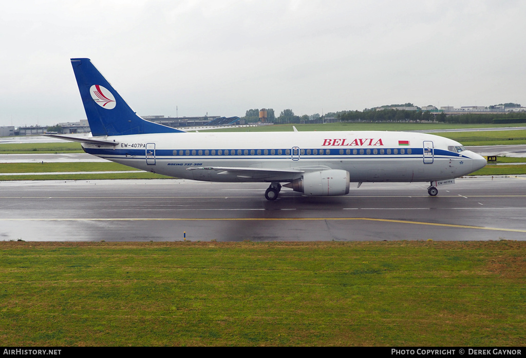 Aircraft Photo of EW-407PA | Boeing 737-36M | Belavia | AirHistory.net #243972