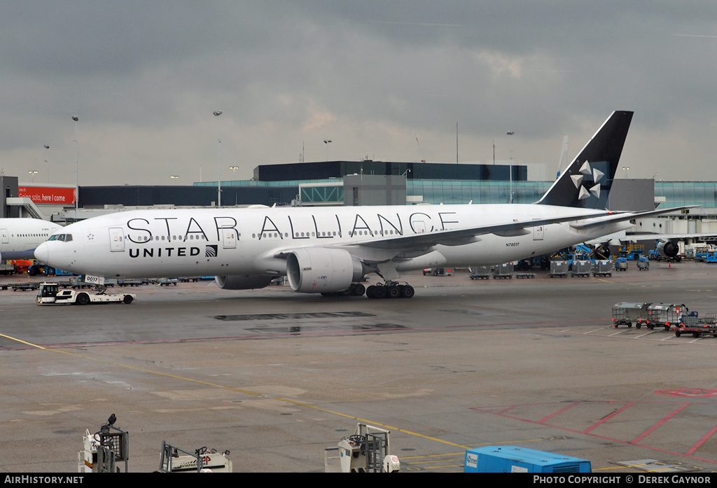 Aircraft Photo of N78017 | Boeing 777-224/ER | United Airlines | AirHistory.net #243980