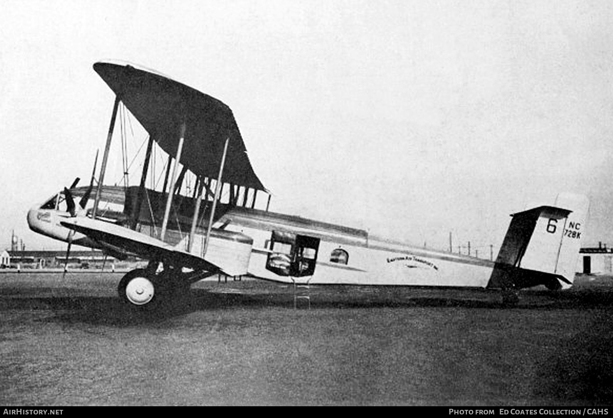 Aircraft Photo of NC728K | Curtiss Model 53 Condor CO | Eastern Air Transport | AirHistory.net #243989