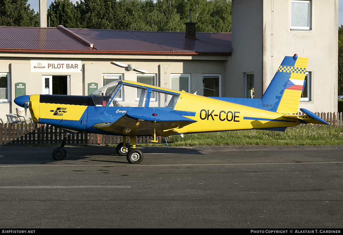 Aircraft Photo of OK-COE | Zlin Z-43 | Jindřichův Hradec Aeroklub | AirHistory.net #244027