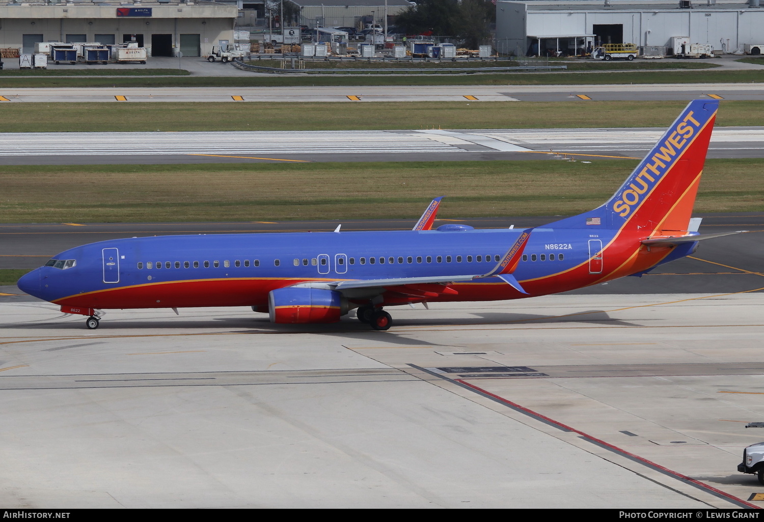 Aircraft Photo of N8622A | Boeing 737-8H4 | Southwest Airlines | AirHistory.net #244028