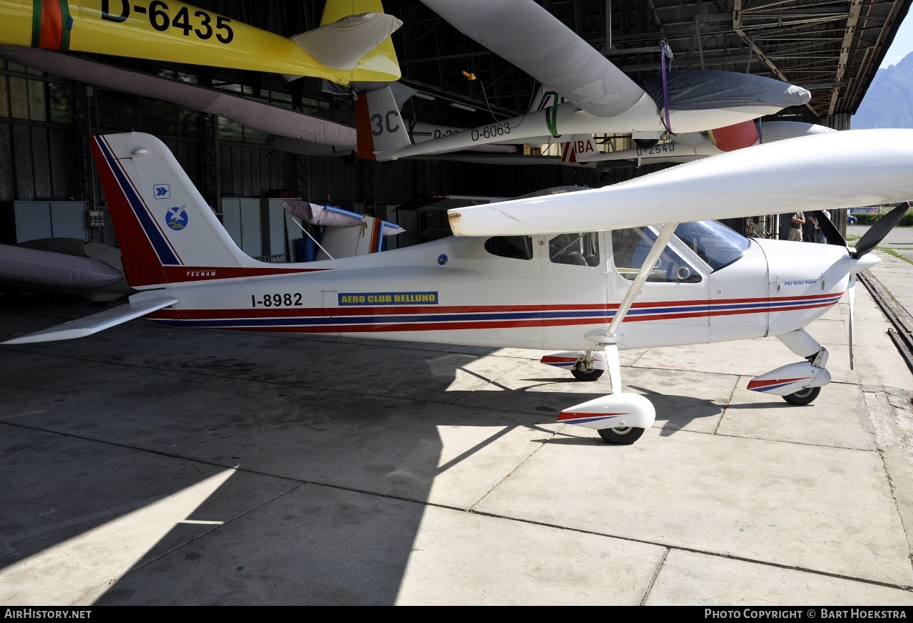 Aircraft Photo of I-8982 | Tecnam P-92 Echo Super | Aero Club Belluno | AirHistory.net #244091