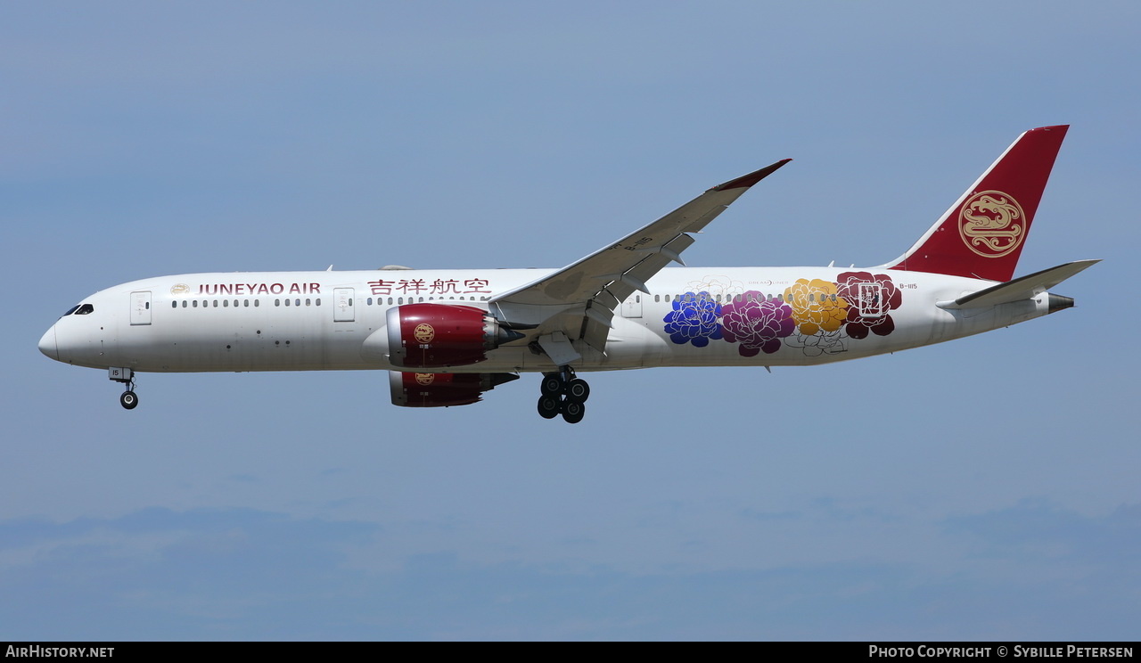 Aircraft Photo of B-1115 | Boeing 787-9 Dreamliner | Juneyao Airlines | AirHistory.net #244110