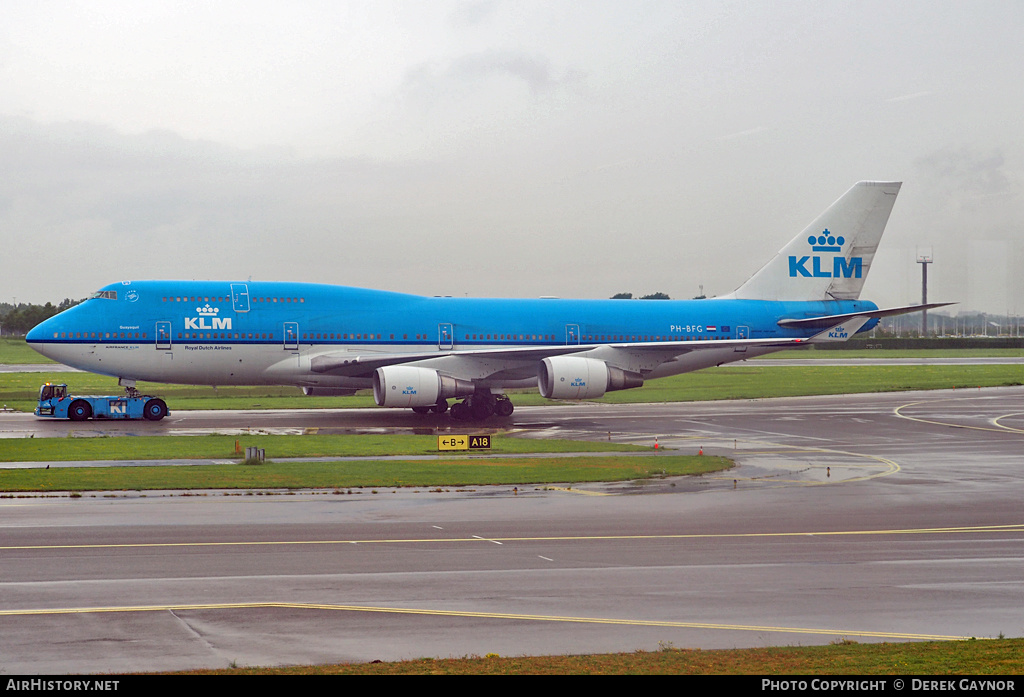 Aircraft Photo of PH-BFG | Boeing 747-406 | KLM - Royal Dutch Airlines | AirHistory.net #244113