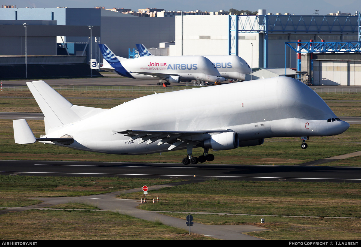 Aircraft Photo of F-GSTD | Airbus A300B4-608ST Beluga (Super Transporter) | Airbus Transport International | AirHistory.net #244133