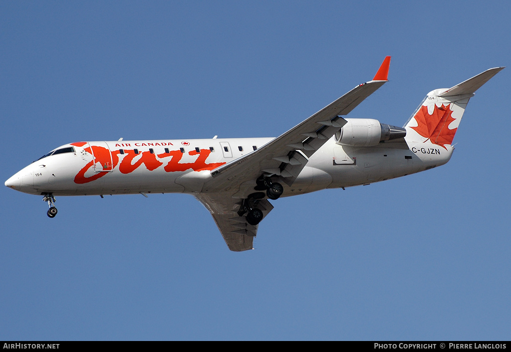Aircraft Photo of C-GJZN | Bombardier CRJ-200ER (CL-600-2B19) | Air Canada Jazz | AirHistory.net #244149
