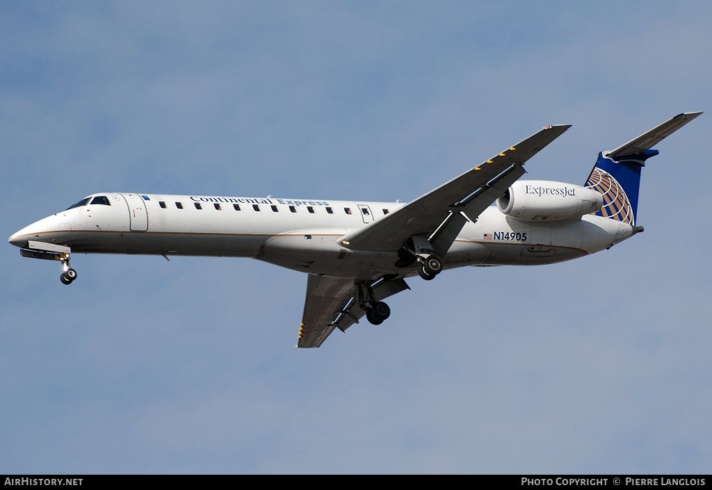 Aircraft Photo of N14905 | Embraer ERJ-145LR (EMB-145LR) | Continental Express | AirHistory.net #244157