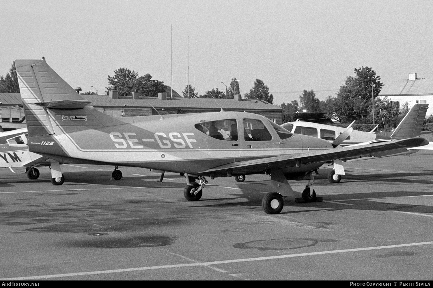 Aircraft Photo of SE-GSF | Rockwell Commander 112B | SC Flyg | AirHistory.net #244163