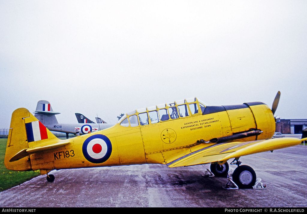 Aircraft Photo of KF183 | North American AT-16 Harvard IIB | UK - Air Force | AirHistory.net #244168