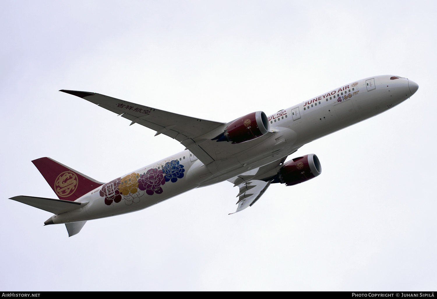 Aircraft Photo of B-20DT | Boeing 787-9 Dreamliner | Juneyao Airlines | AirHistory.net #244181