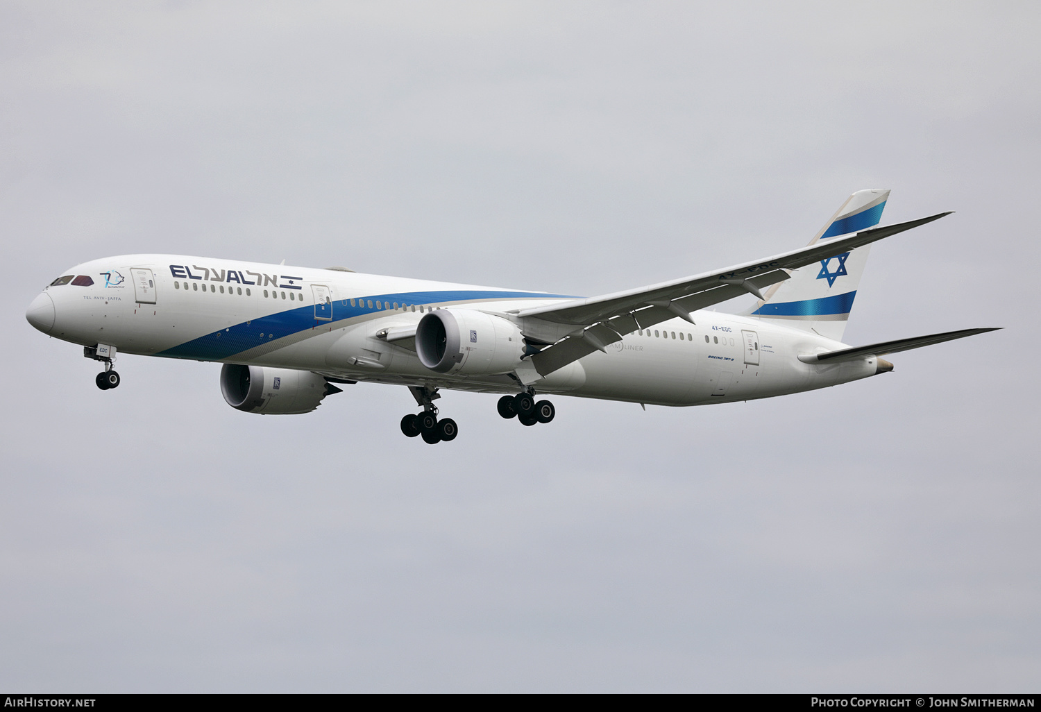 Aircraft Photo of 4X-EDC | Boeing 787-9 Dreamliner | El Al Israel Airlines | AirHistory.net #244184