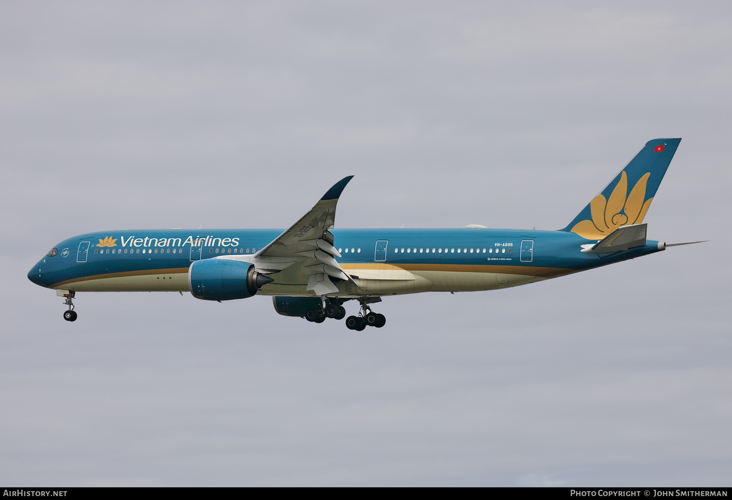 Aircraft Photo of VN-A895 | Airbus A350-941 | Vietnam Airlines | AirHistory.net #244191