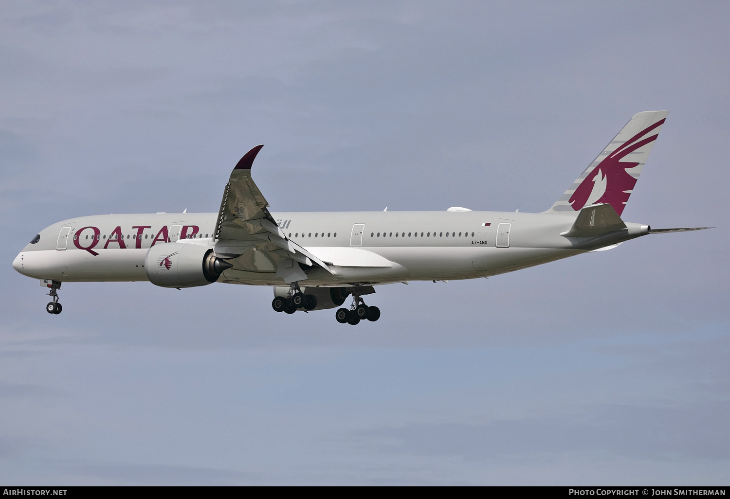 Aircraft Photo of A7-AMG | Airbus A350-941 | Qatar Airways | AirHistory.net #244198