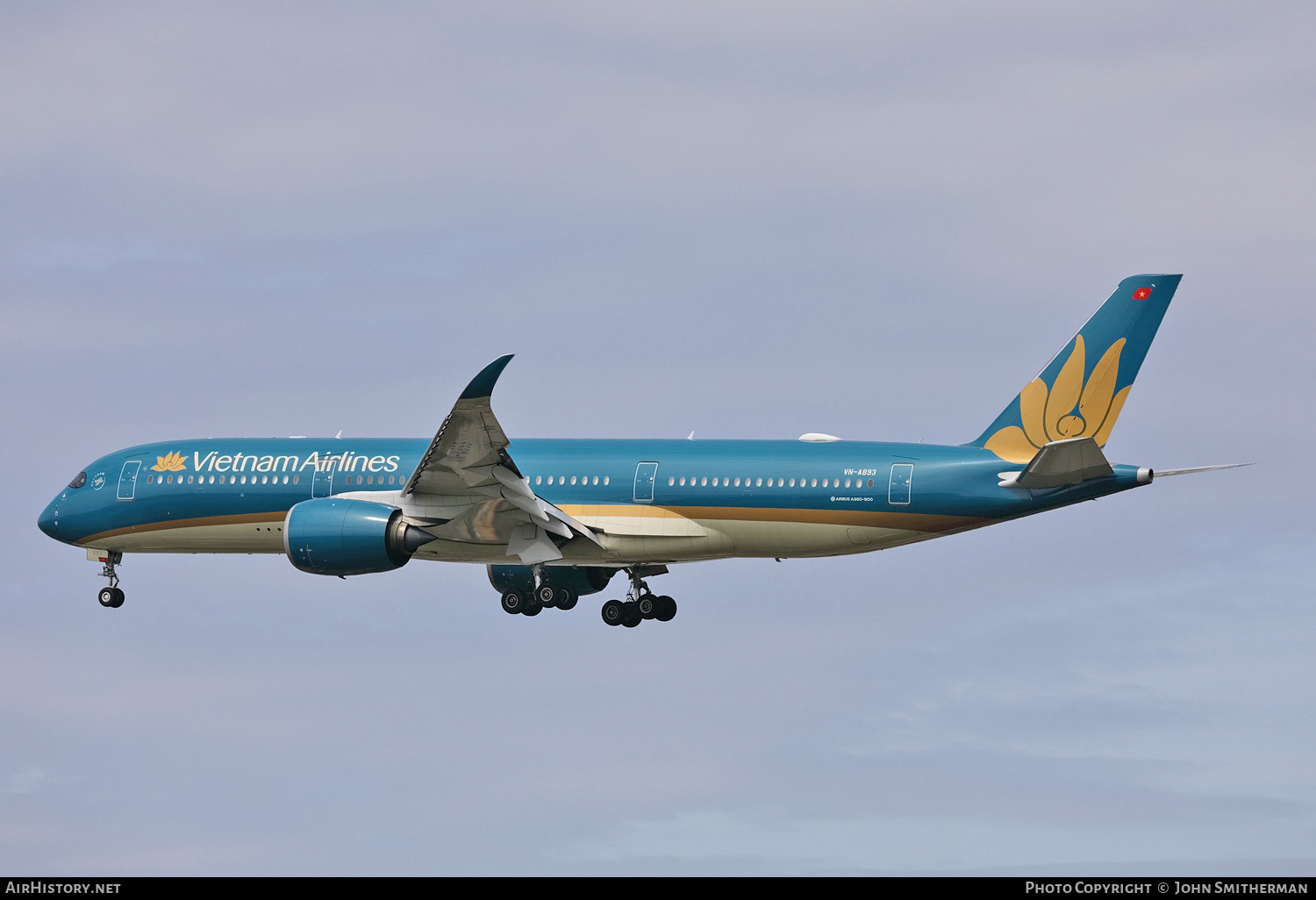 Aircraft Photo of VN-A893 | Airbus A350-941 | Vietnam Airlines | AirHistory.net #244223