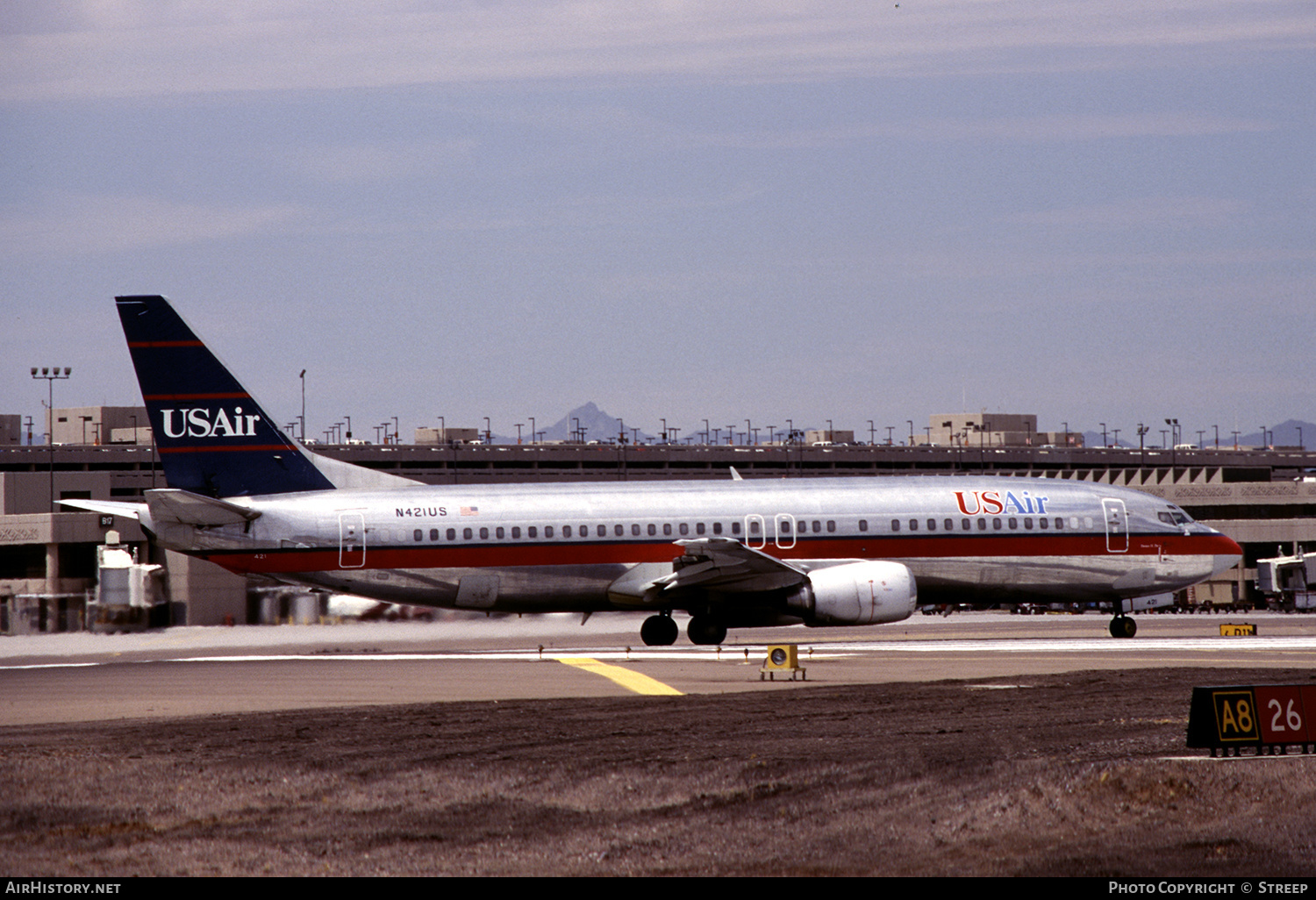 Aircraft Photo of N421US | Boeing 737-401 | USAir | AirHistory.net #244248