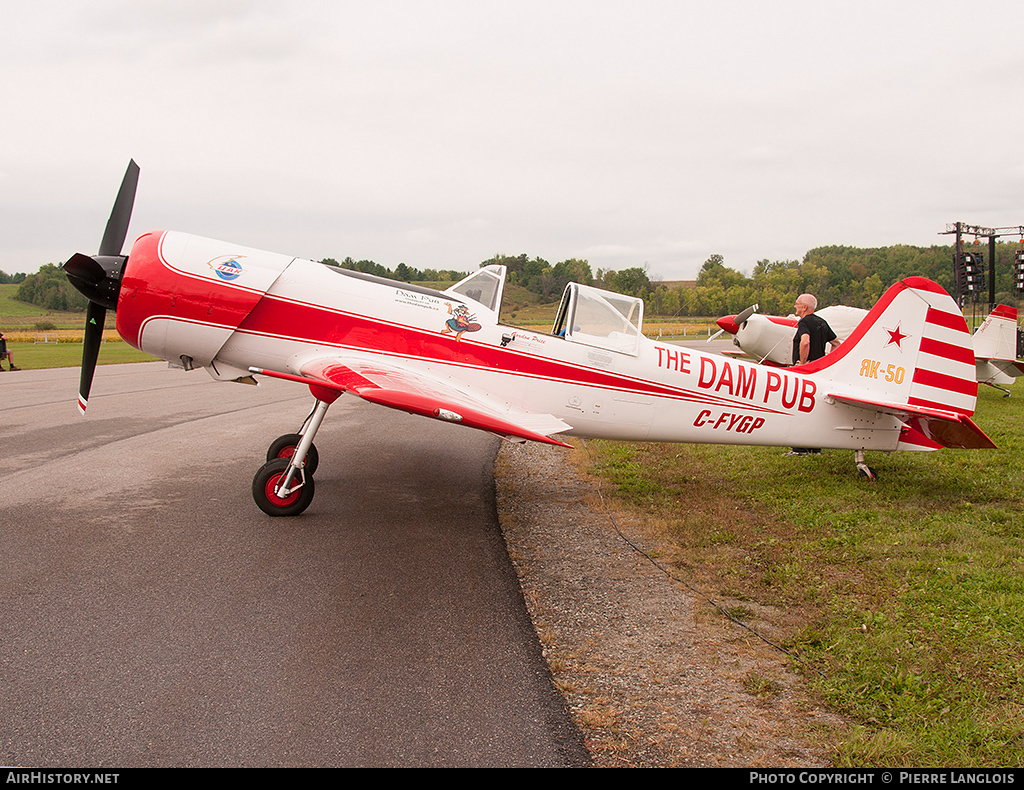 Aircraft Photo of C-FYGP | Yakovlev Yak-50 | AirHistory.net #244256