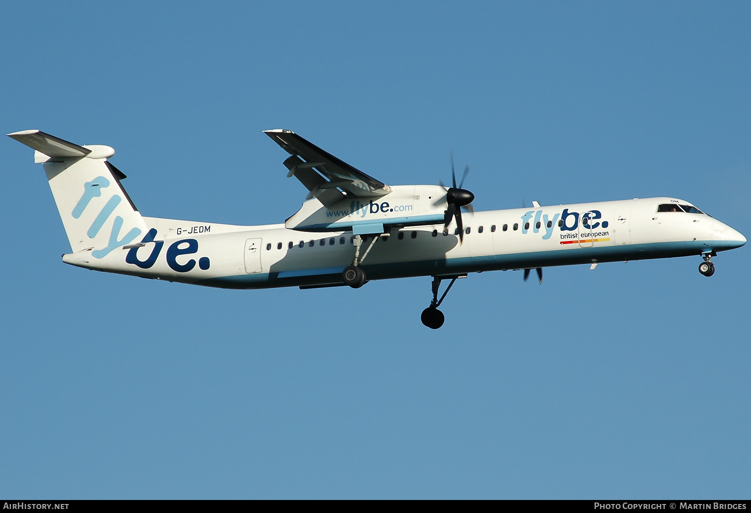 Aircraft Photo of G-JEDM | Bombardier DHC-8-402 Dash 8 | Flybe - British European | AirHistory.net #244262