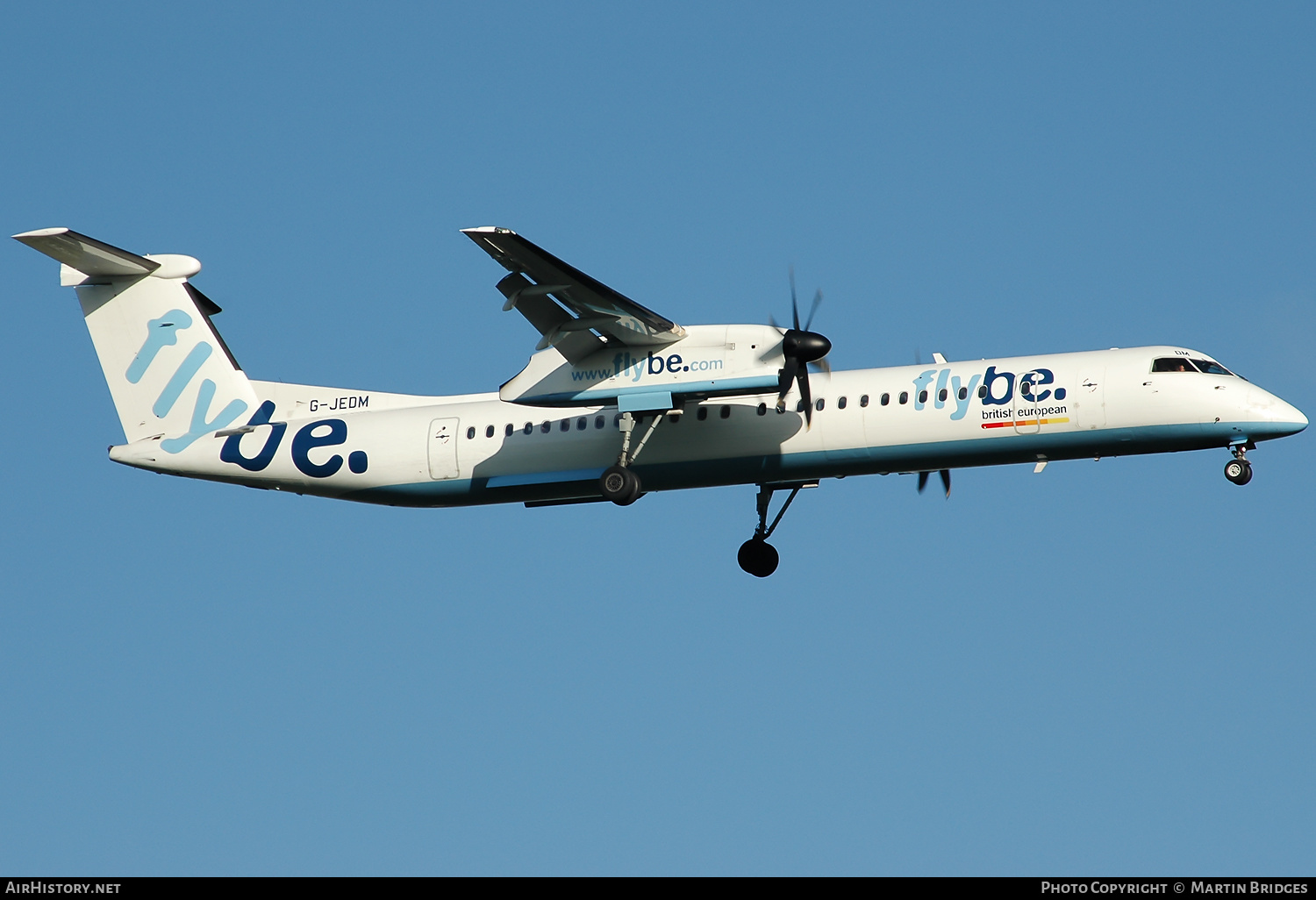Aircraft Photo of G-JEDM | Bombardier DHC-8-402 Dash 8 | Flybe - British European | AirHistory.net #244262