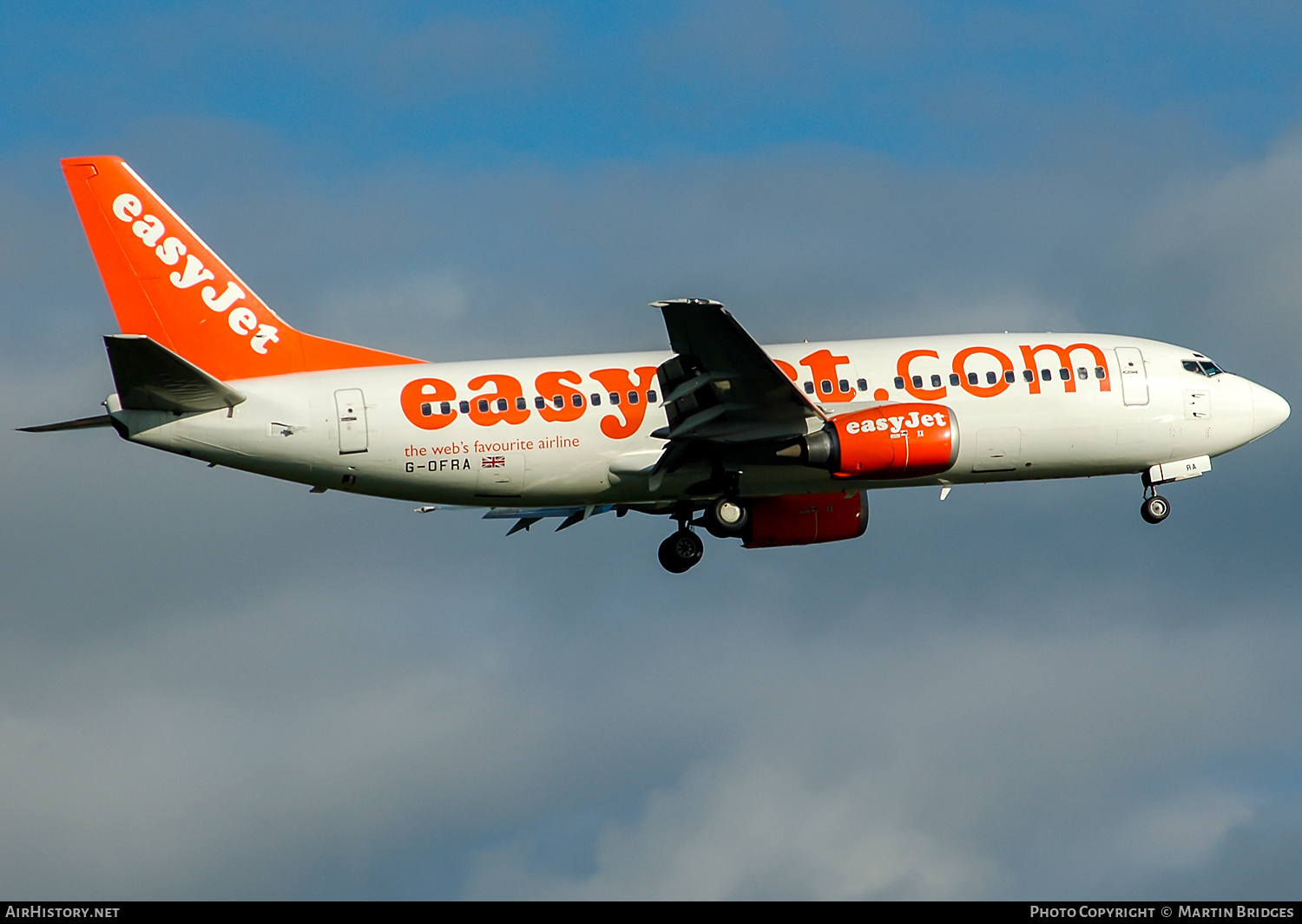 Aircraft Photo of G-OFRA | Boeing 737-36Q | EasyJet | AirHistory.net #244284