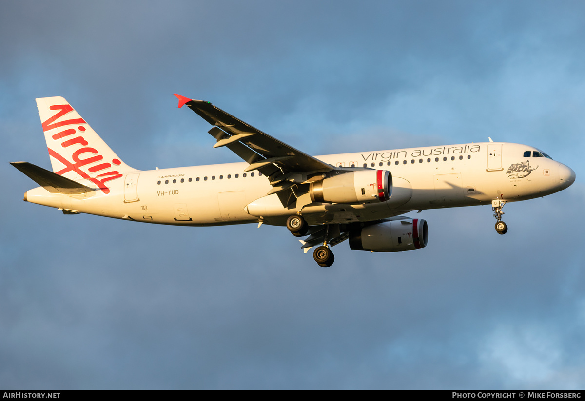 Aircraft Photo of VH-YUD | Airbus A320-232 | Virgin Australia Airlines | AirHistory.net #244298