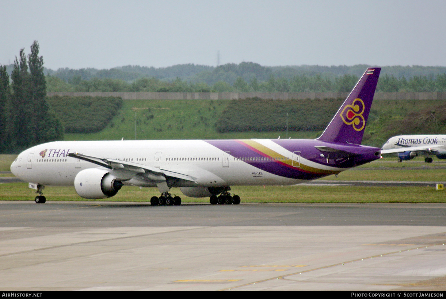 Aircraft Photo of HS-TKN | Boeing 777-3AL/ER | Thai Airways International | AirHistory.net #244302