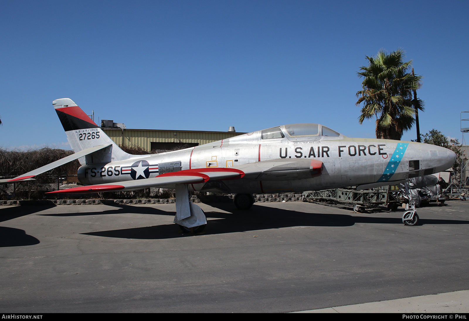 Aircraft Photo of 52-7265 / 27265 | Republic GRF-84K Thunderflash | USA - Air Force | AirHistory.net #244313