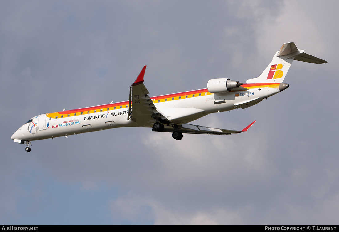 Aircraft Photo of EC-JZS | Bombardier CRJ-900 (CL-600-2D24) | Iberia Regional | AirHistory.net #244323