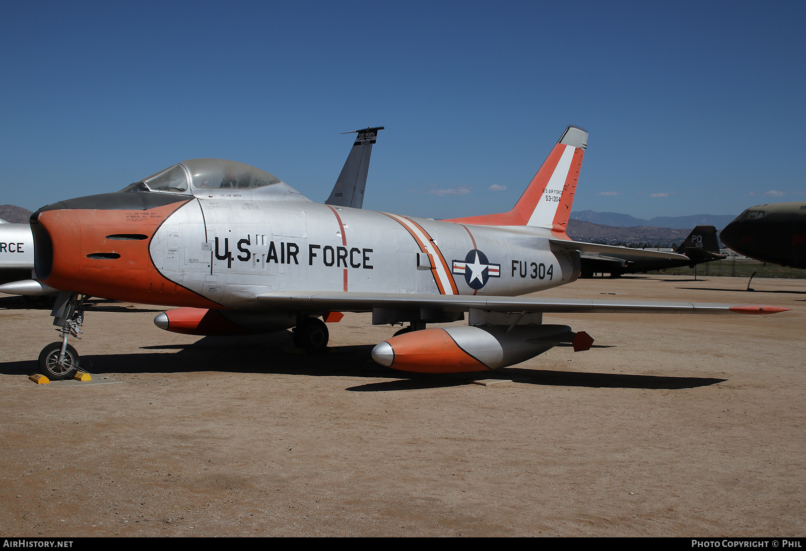 Aircraft Photo of 53-1304 | North American F-86H Sabre | USA - Air Force | AirHistory.net #244325