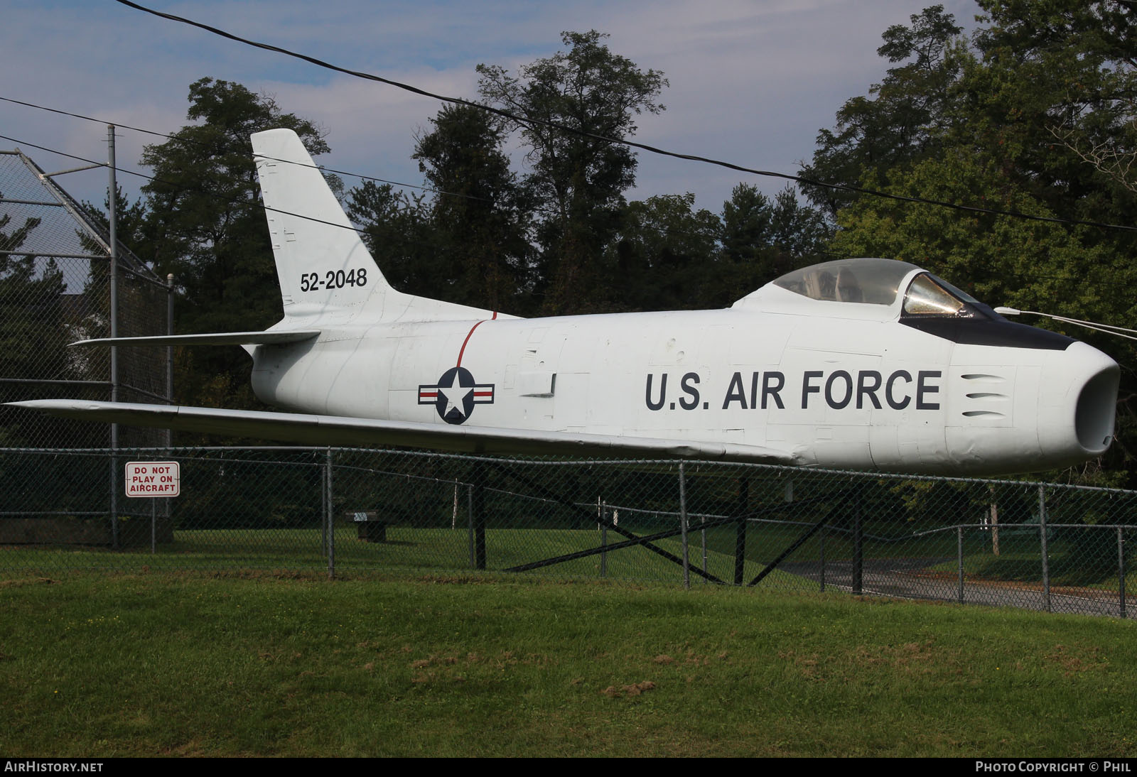 Aircraft Photo of 52-2048 | North American F-86H Sabre | USA - Air Force | AirHistory.net #244328