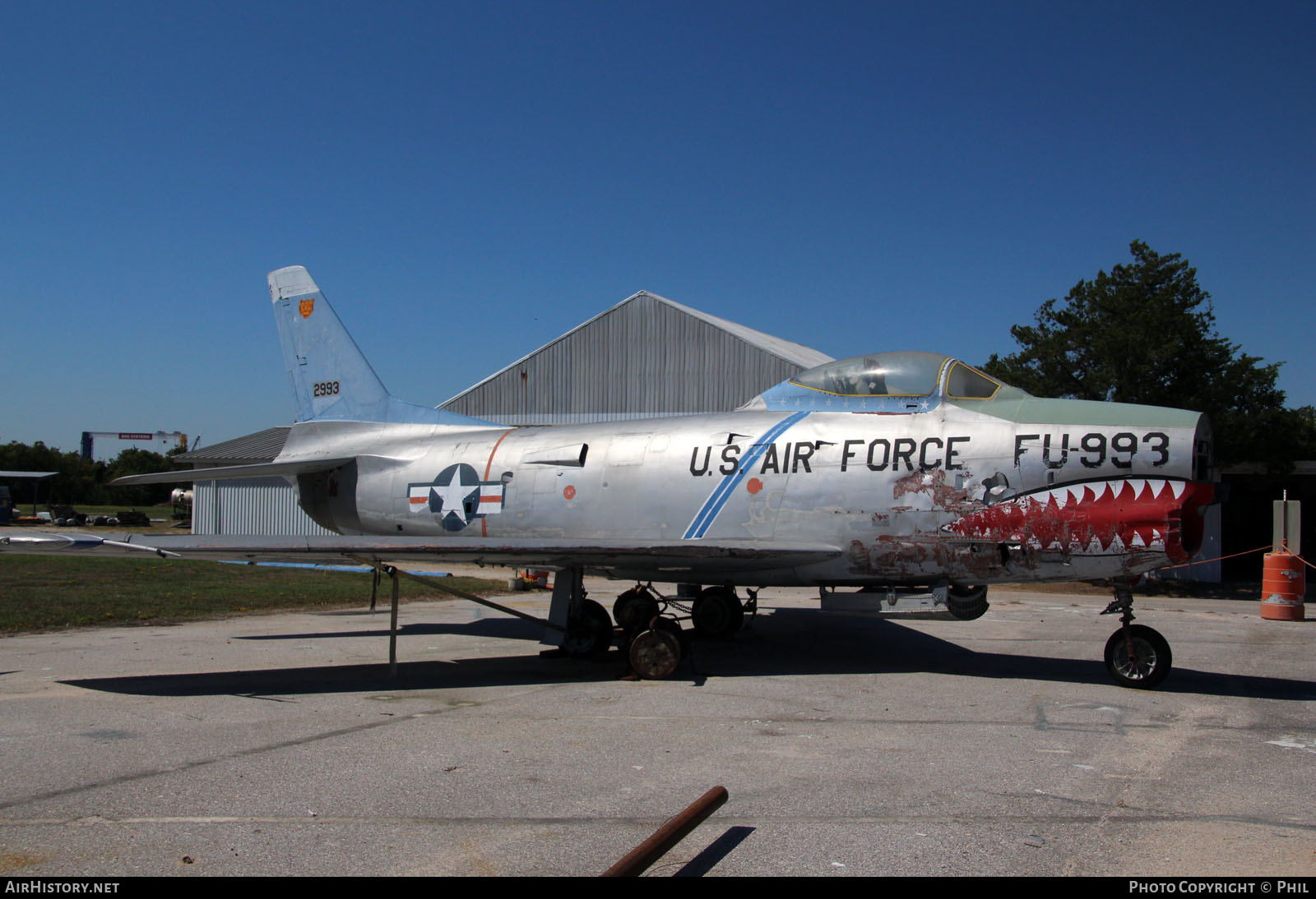 Aircraft Photo of 51-2993 / 2993 | North American F-86D Sabre | USA - Air Force | AirHistory.net #244331