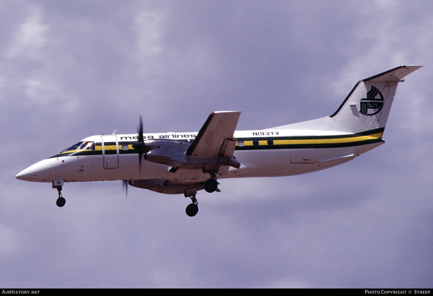 Aircraft Photo of N193YV | Embraer EMB-120 Brasilia | Mesa Airlines | AirHistory.net #244335