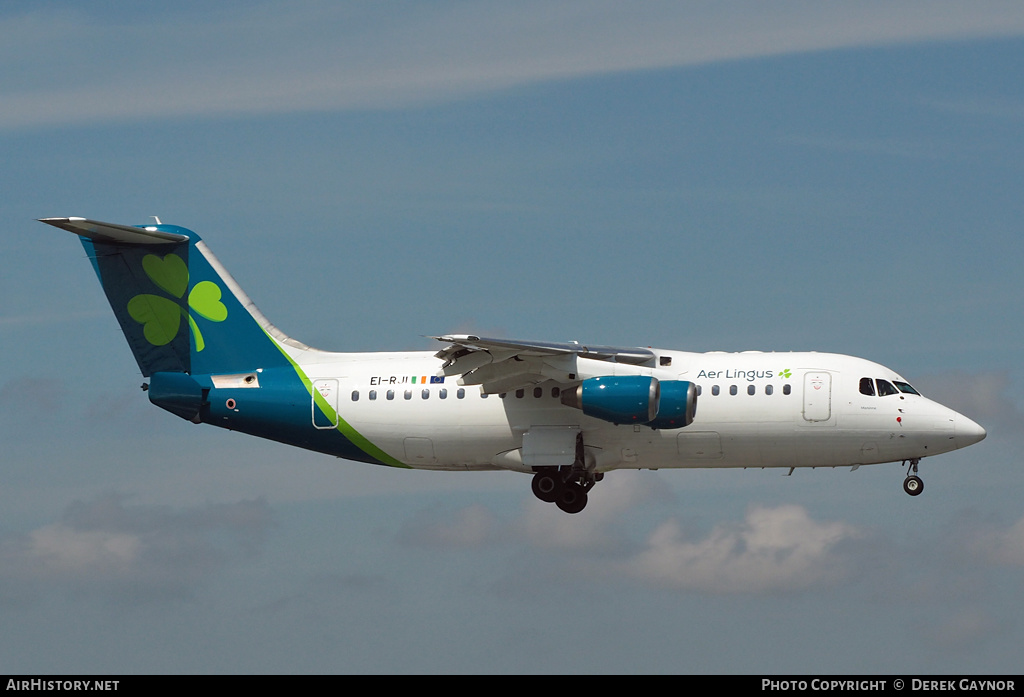 Aircraft Photo of EI-RJI | British Aerospace Avro 146-RJ85 | Aer Lingus | AirHistory.net #244338