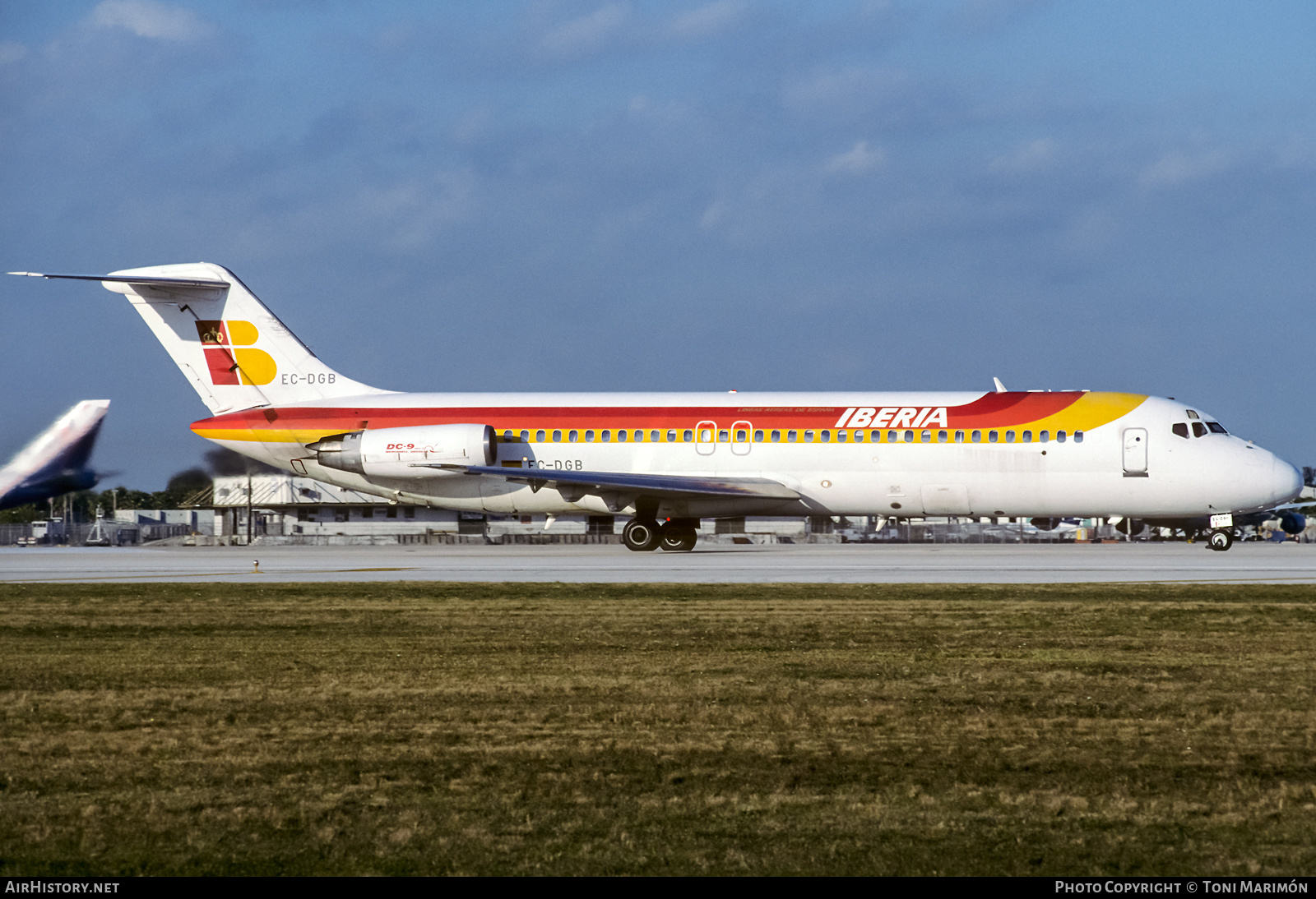 Aircraft Photo of EC-DGB | McDonnell Douglas DC-9-34 | Iberia | AirHistory.net #244342