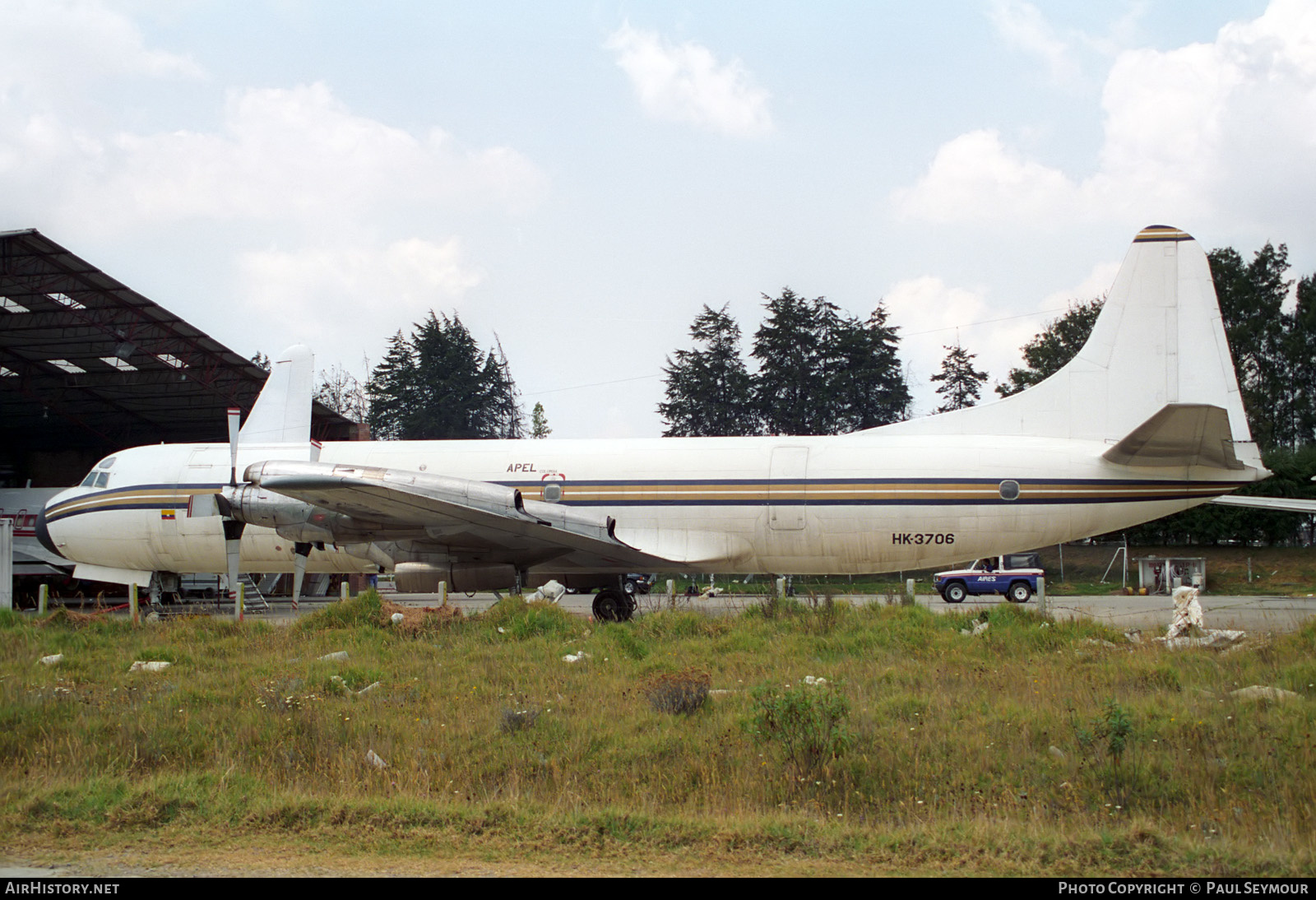 Aircraft Photo of HK-3706 | Lockheed L-188A(F) Electra | Apel Express - Aerolíneas Petroleras del Llano | AirHistory.net #244349