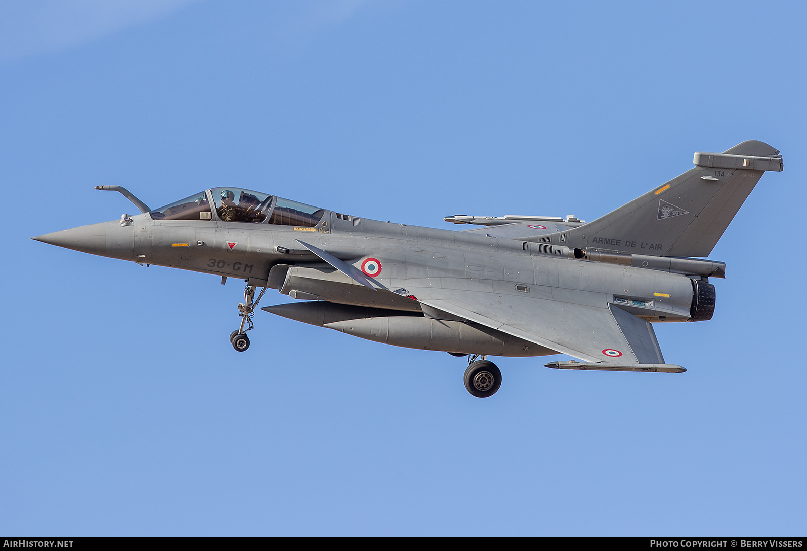 Aircraft Photo of 134 | Dassault Rafale C | France - Air Force | AirHistory.net #244358