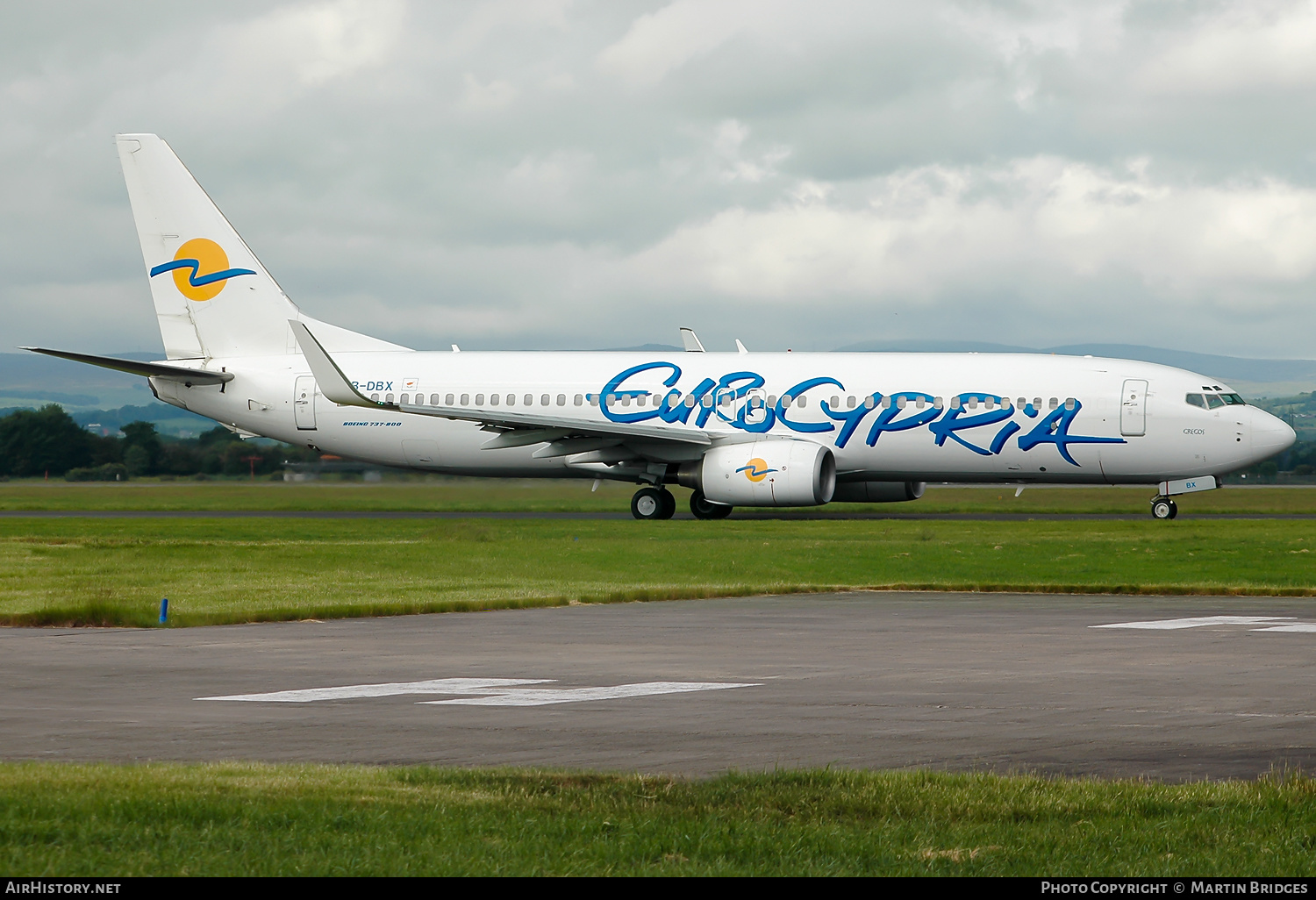 Aircraft Photo of 5B-DBX | Boeing 737-8Q8 | Eurocypria Airlines | AirHistory.net #244364