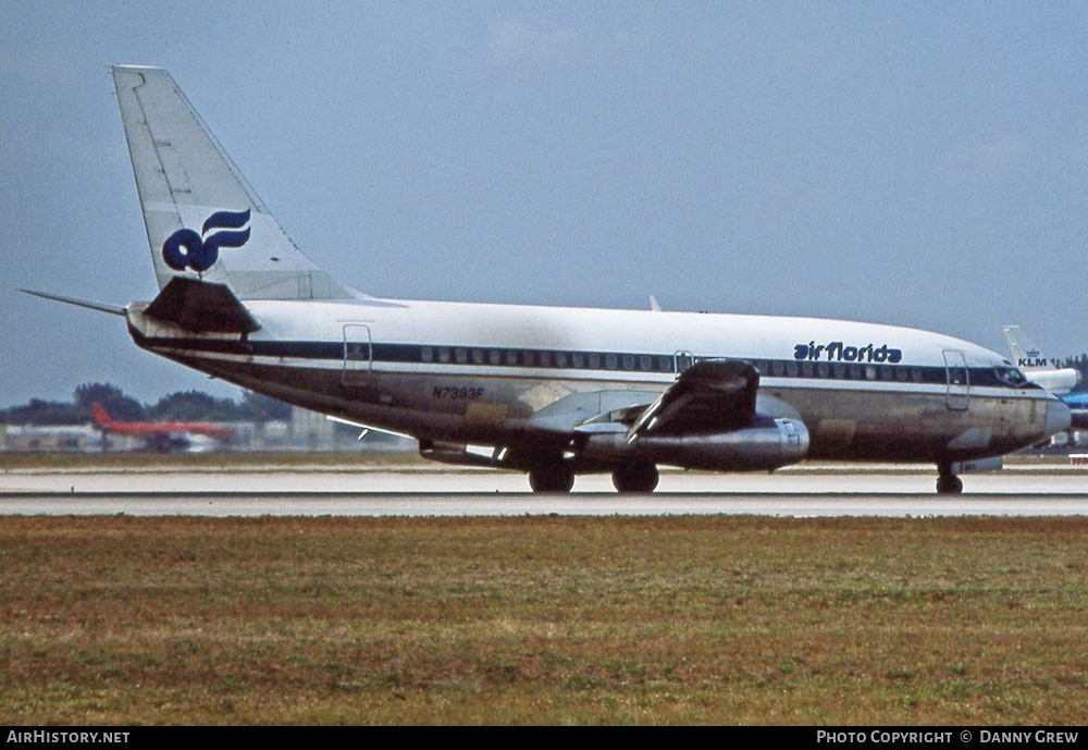 Aircraft Photo of N7383F | Boeing 737-222 | Air Florida | AirHistory.net #244369