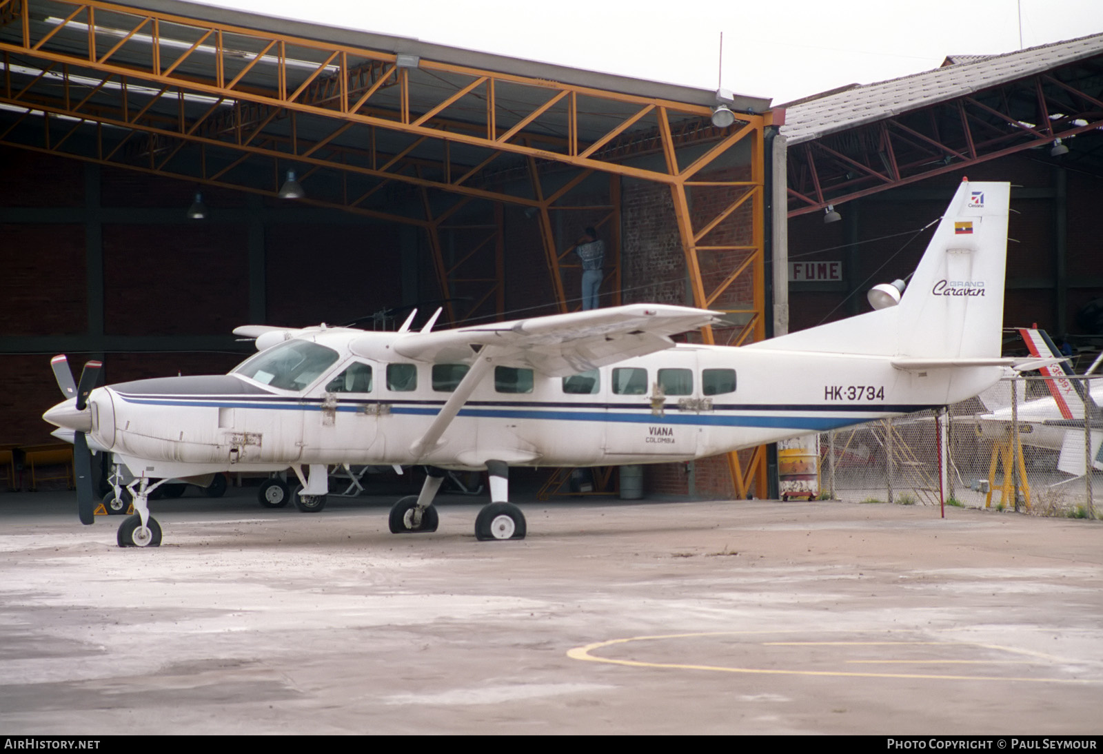 Aircraft Photo of HK-3734 | Cessna 208B Grand Caravan | VIANA - Vías Aéreas Nacionales | AirHistory.net #244373