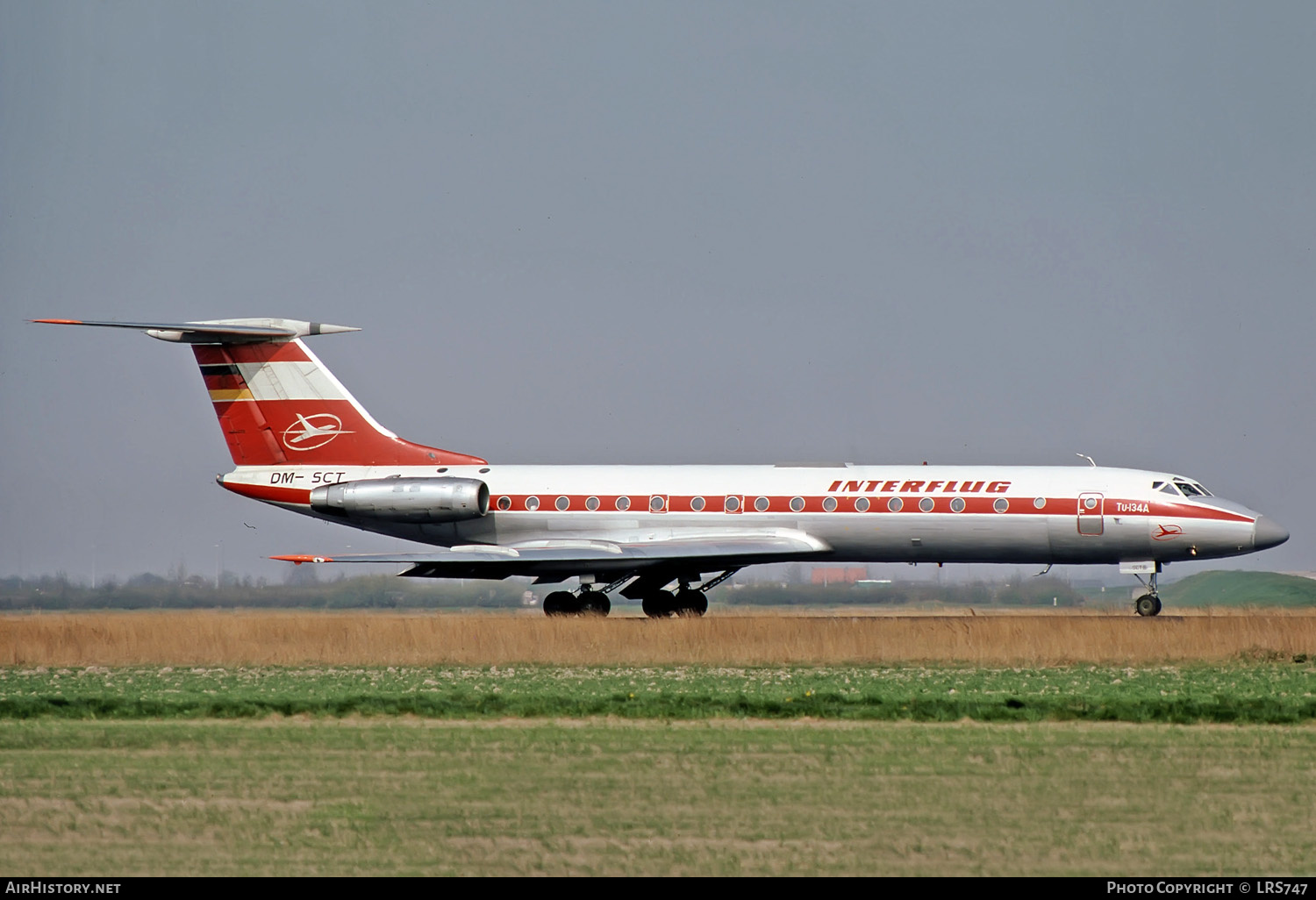 Aircraft Photo of DM-SCT | Tupolev Tu-134A | Interflug | AirHistory.net #244378