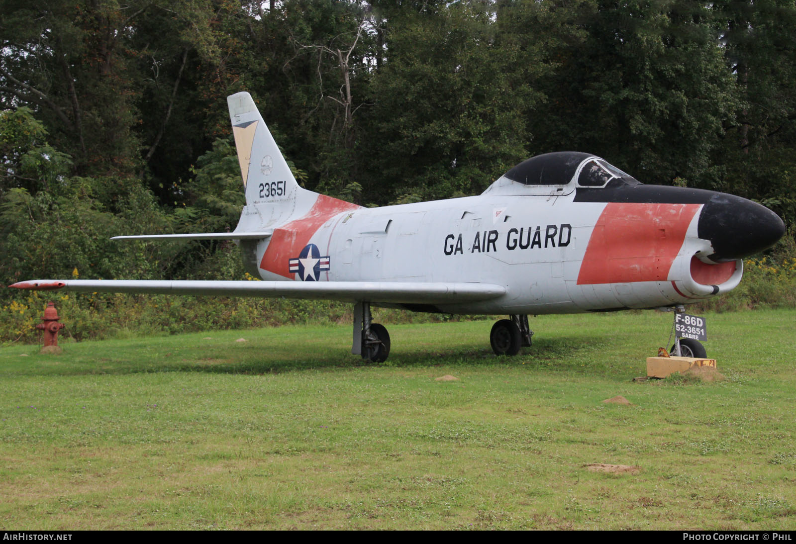 Aircraft Photo of 52-3651 / 23651 | North American F-86D Sabre | USA - Air Force | AirHistory.net #244379