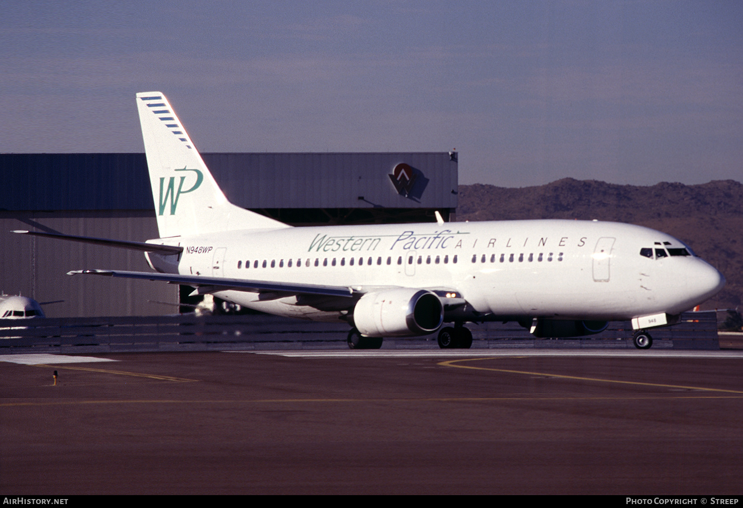 Aircraft Photo of N948WP | Boeing 737-301 | Western Pacific Airlines | AirHistory.net #244385