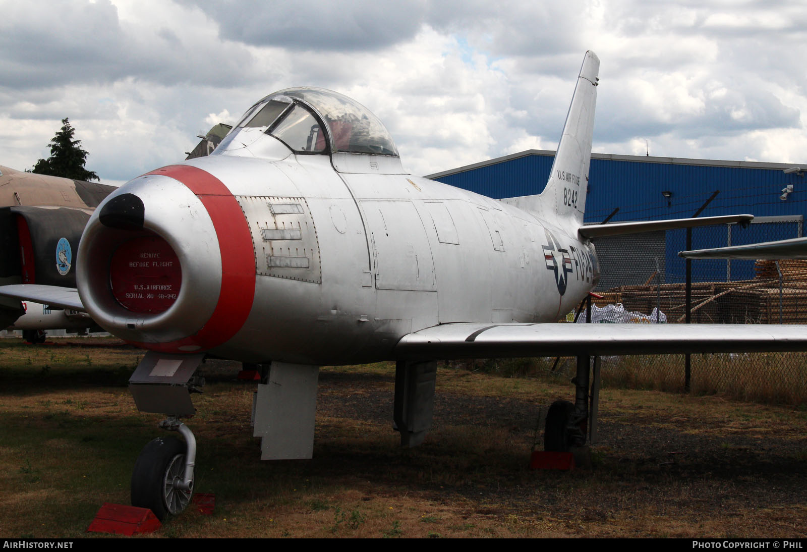 Aircraft Photo of 48-242 / 8242 | North American F-86A Sabre | USA - Air Force | AirHistory.net #244389