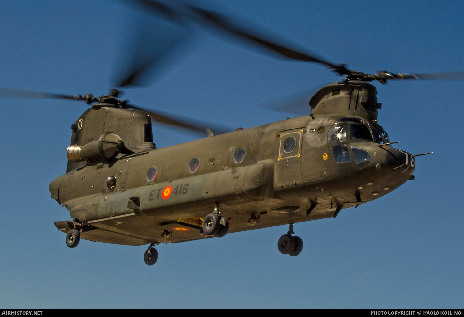 Aircraft Photo of H.17-16 | Boeing CH-47D Chinook (414) | Spain - Army | AirHistory.net #244392