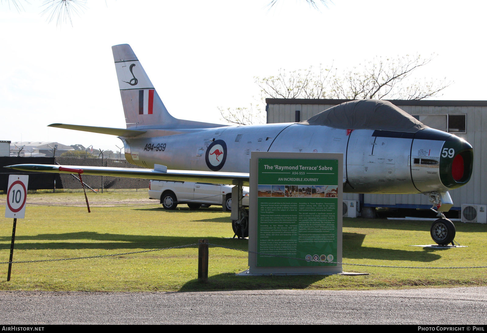 Aircraft Photo of A94-959 | Commonwealth CA-27 Sabre Mk32 | Australia - Air Force | AirHistory.net #244398