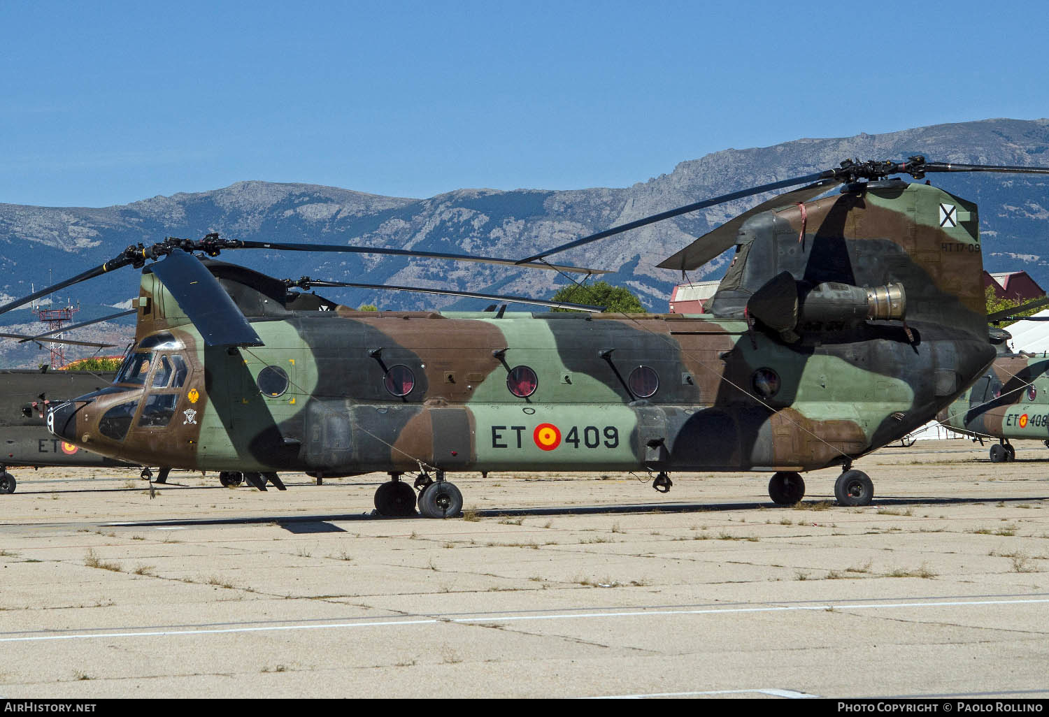 Aircraft Photo of HT.17-09 | Boeing CH-47D Chinook (414) | Spain - Army | AirHistory.net #244400