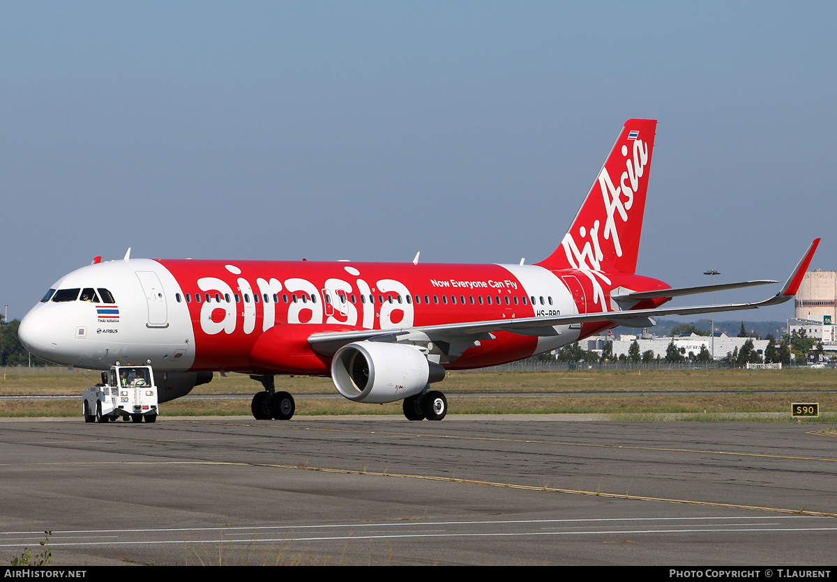 Aircraft Photo of HS-BBO | Airbus A320-216 | AirAsia | AirHistory.net #244408