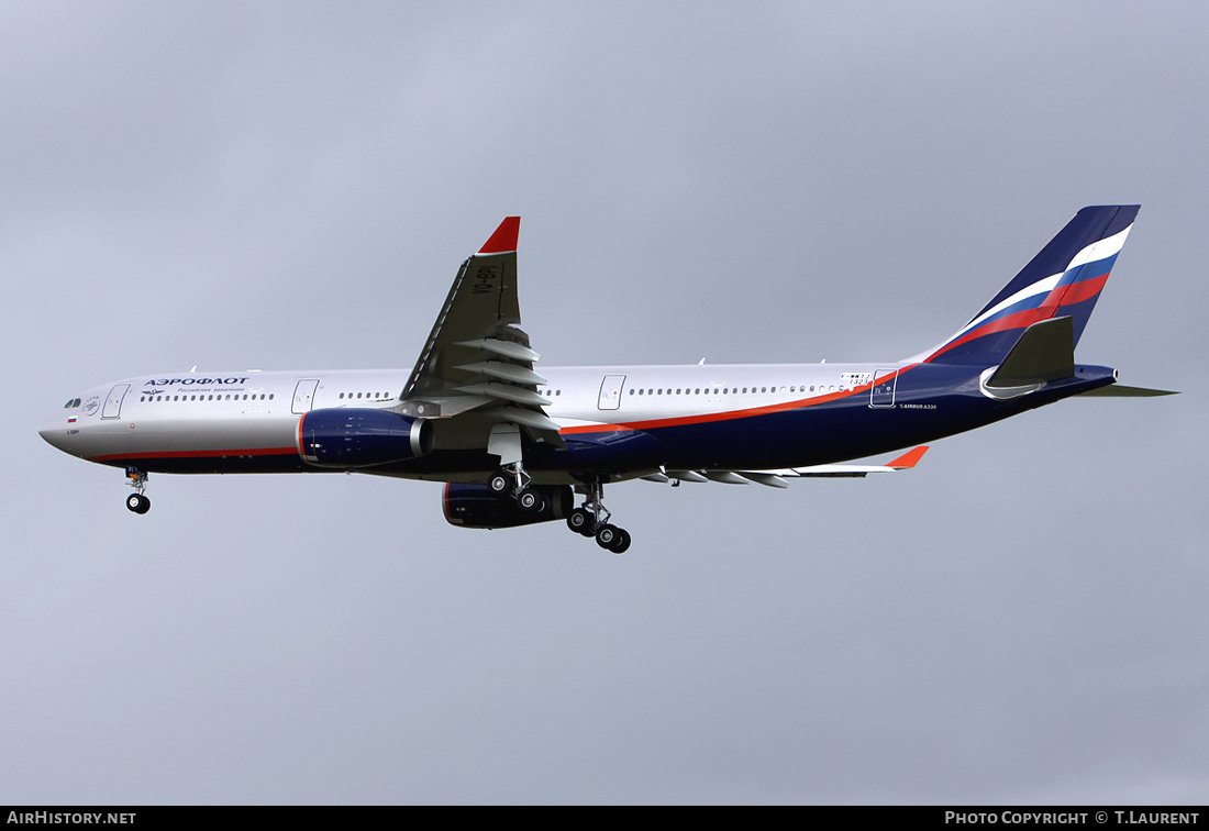 Aircraft Photo of F-WWTJ | Airbus A330-343 | Aeroflot - Russian Airlines | AirHistory.net #244409