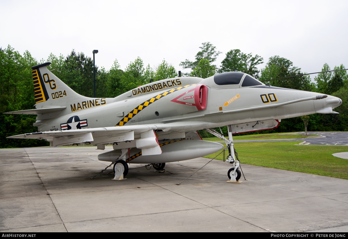 Aircraft Photo of 160024 | McDonnell Douglas A-4M Skyhawk II | USA - Marines | AirHistory.net #244419